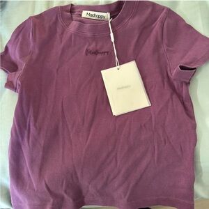 Madhappy ribbed baby tee :) brand new with tags!